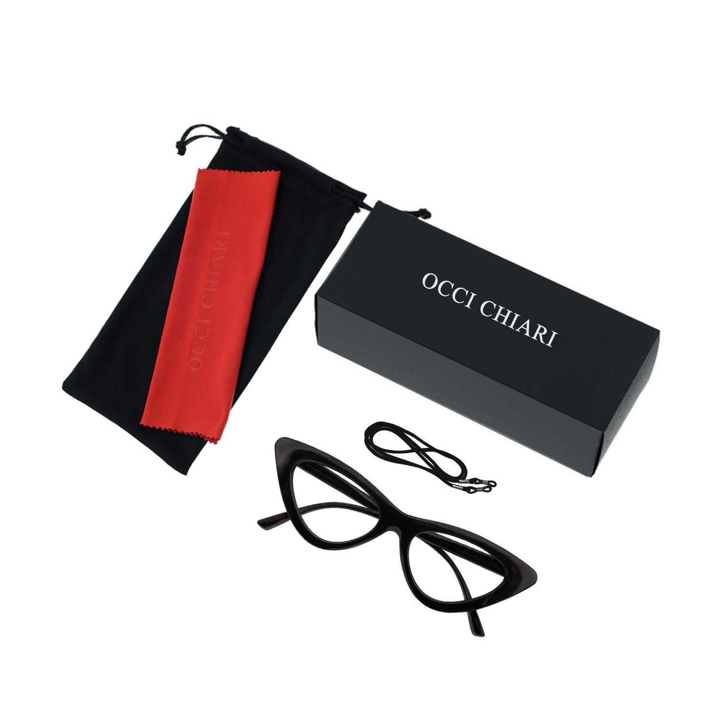 OCCI CHIARI Cat Eye Reading Glasses For Women Retro Readers 1.0 to 3.5