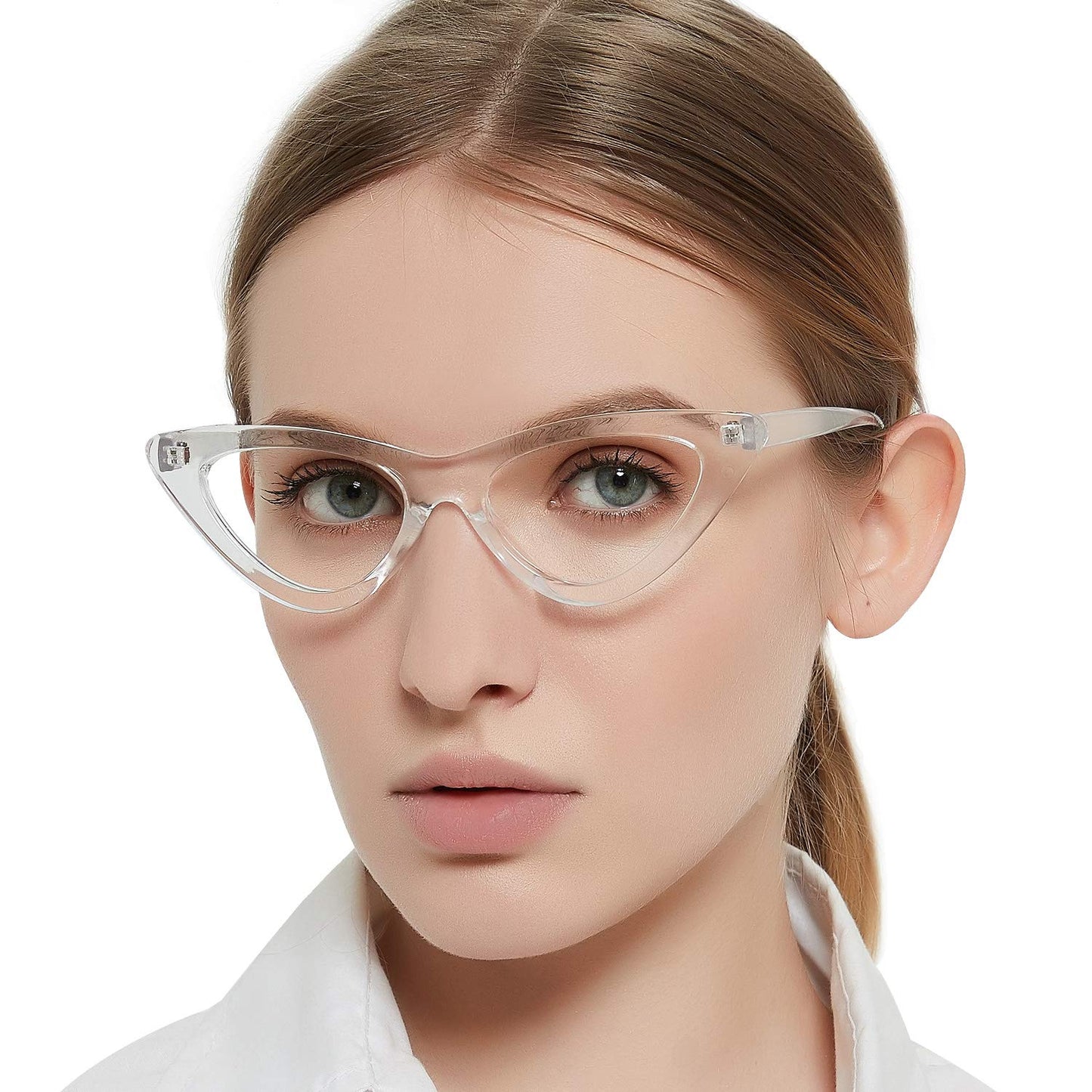 OCCI CHIARI Cat Eye Reading Glasses For Women Retro Readers 1.0 to 3.5