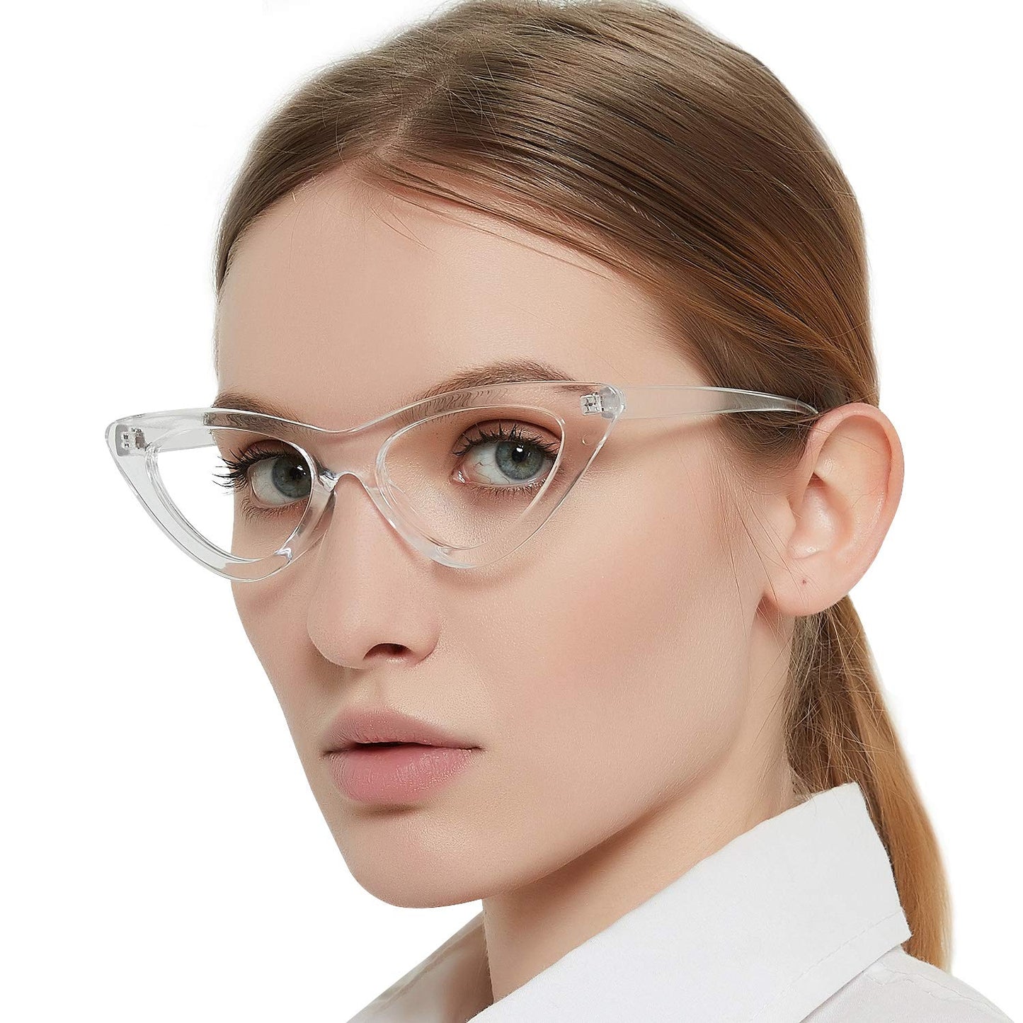 OCCI CHIARI Cat Eye Reading Glasses For Women Retro Readers 1.0 to 3.5