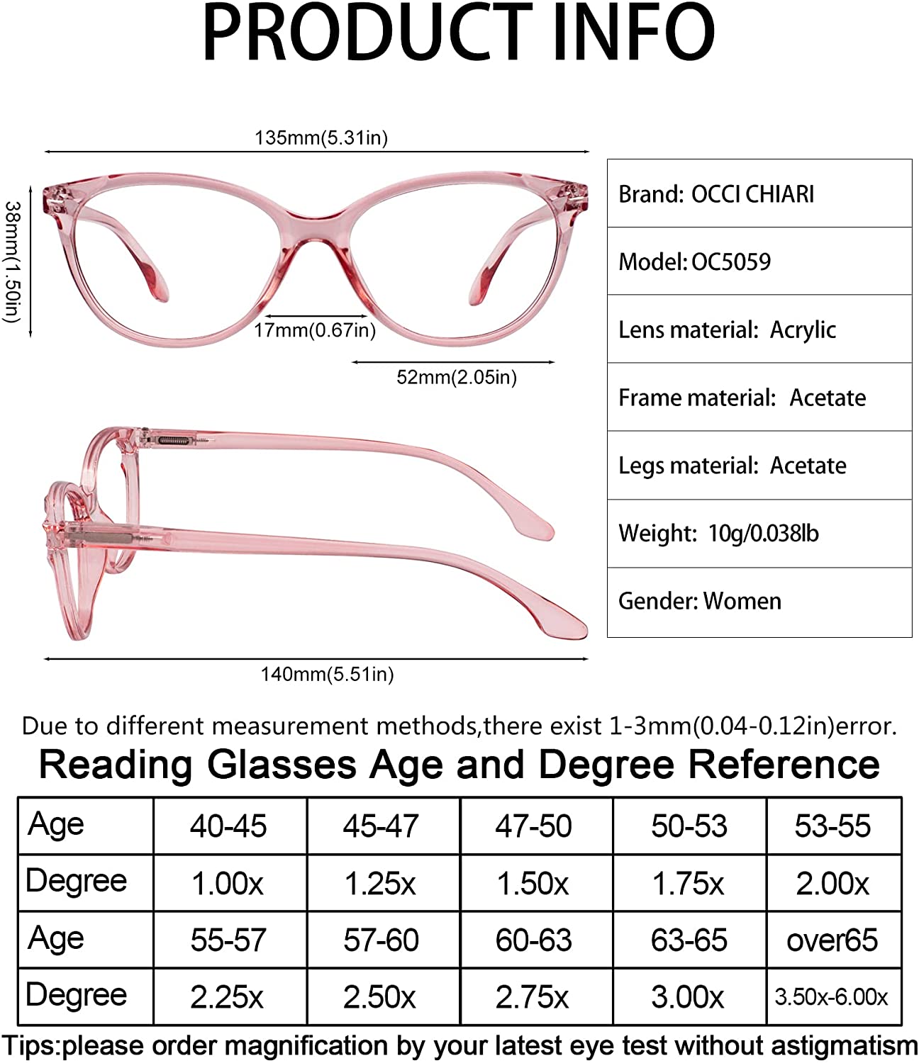 Eye glasses 1.0 on sale