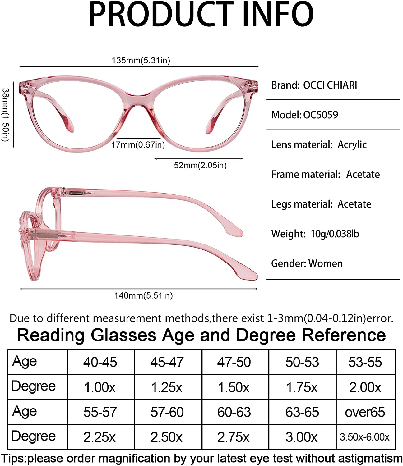 Prescription Reading Glasses For Women