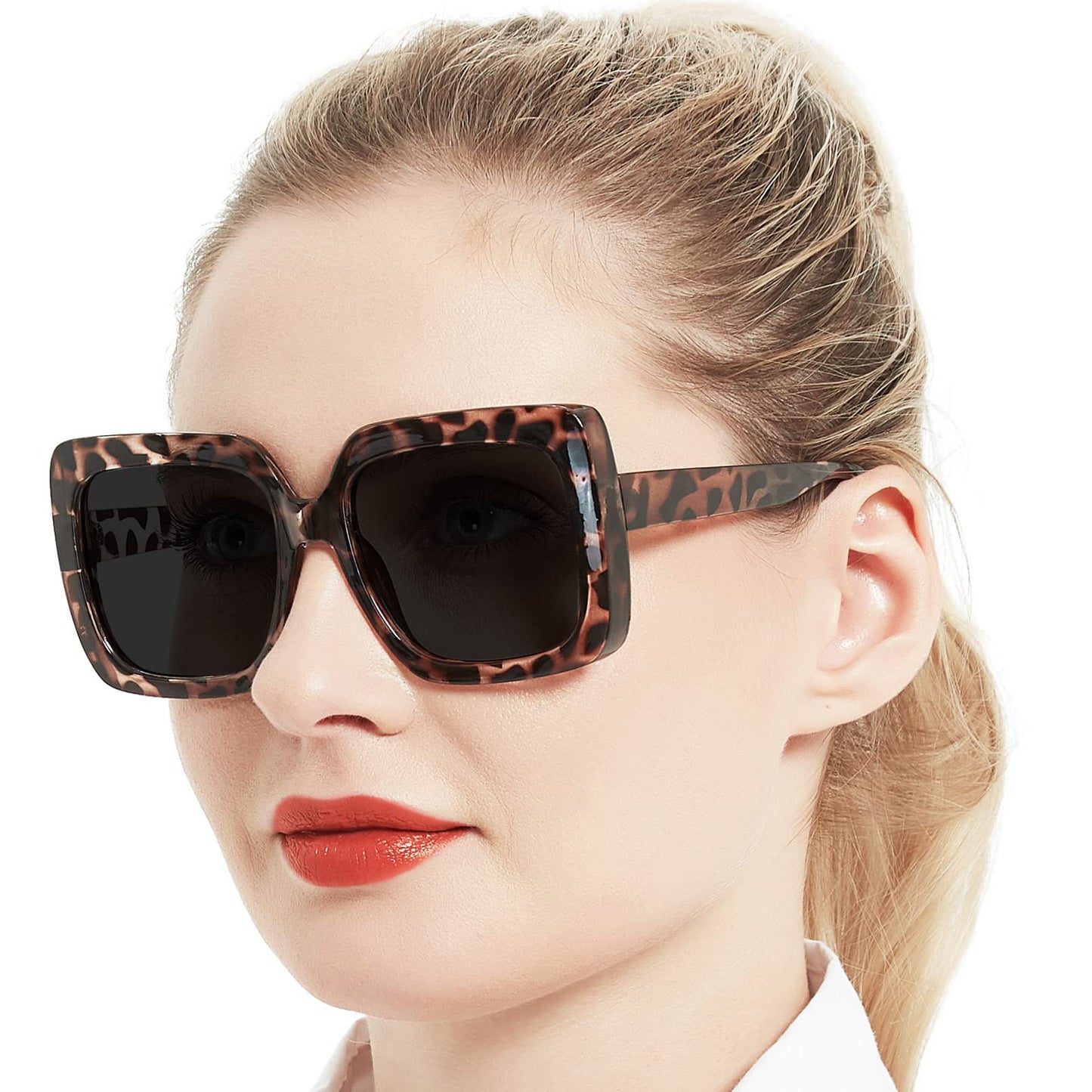 OCCI CHIARI Bifocal Sunglasses Reading Glasses for Women Large Reader 1.0 1.5 2.0 2.5 3.0 3.5 UV400 Blue Light Filter
