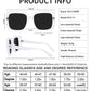 OCCI CHIARI Bifocal Sunglasses Reading Glasses for Women Large Reader 1.0 1.5 2.0 2.5 3.0 3.5 UV400 Blue Light Filter
