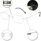 OCCI CHIARI Reading Glasses For Women Men Styish Reader with Titanium Rime Frame Lightweight OC5011