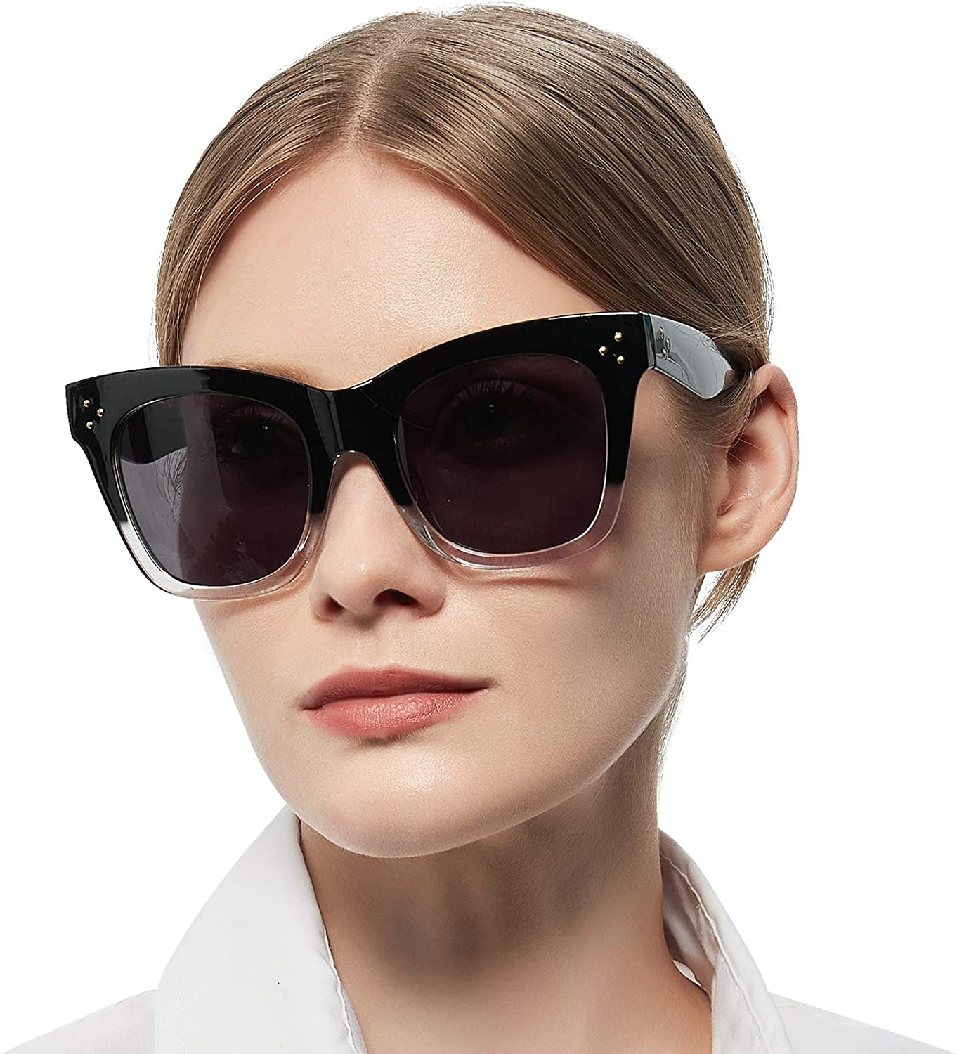 OCCI CHIARI Oversized Reader Sunglasses for Women Reading Sunglasses