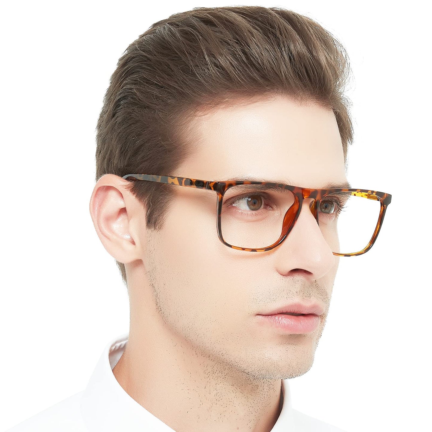 OCCI CHIARI Men's Oversized Fashion Reading Glasses Large Reader Oversized Frame