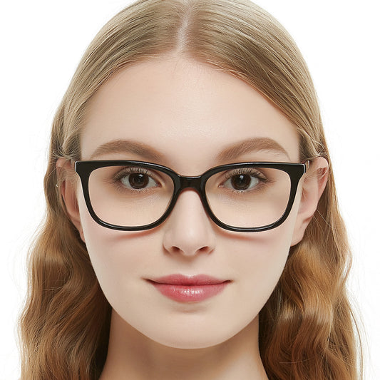 Women Rectangle optical Frame For Oval Face